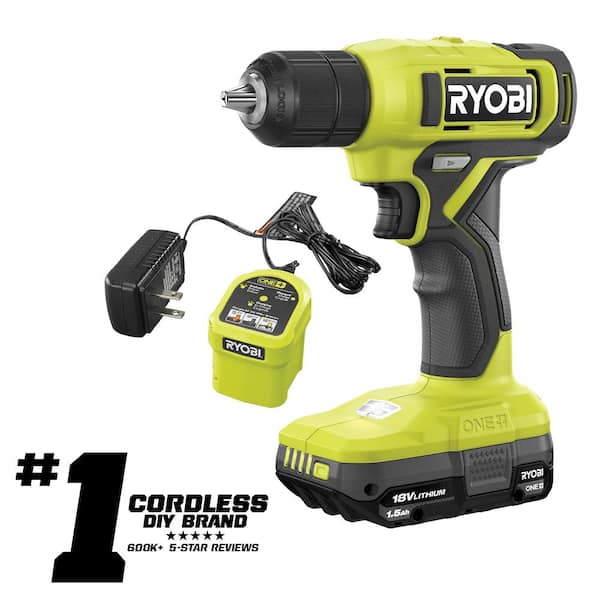 ONE+ 18V Cordless 3/8 in. Drill/Driver Kit with 1.5 Ah Battery and Charger (PDD209K) ONE+ 18V Cordless 3/8 in. Drill/Driver Kit with 1.5 Ah Battery and Charger (PDD209K)